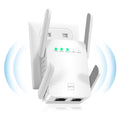 WR1200 Dual Band WiFi Extender | 2.4G & 5G Wireless Repeater | 300Mbps Signal Booster | Access Point (AP) Mode | WPS One-Touch Setup | RJ45 Port for TV/Console