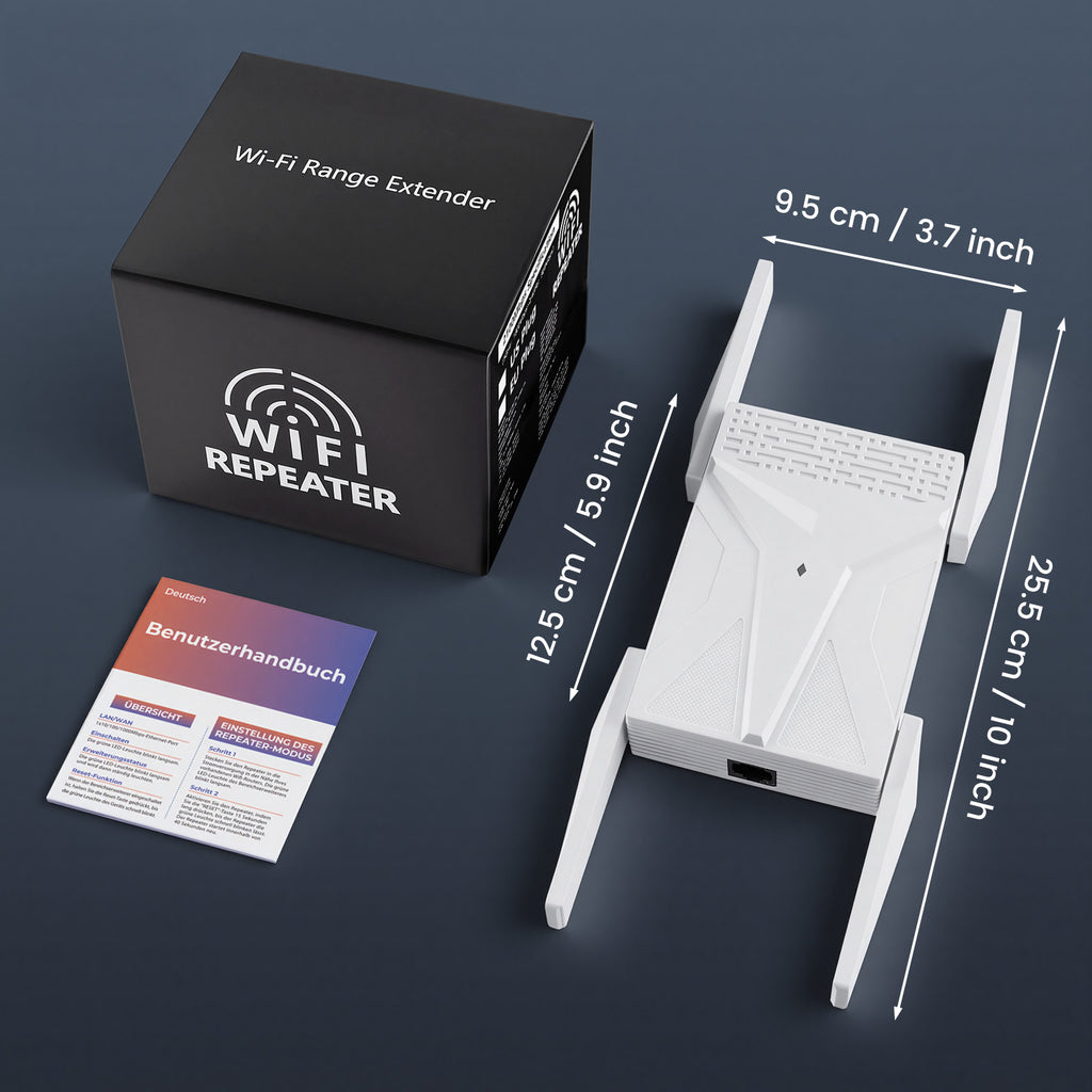 AX1800-2100 Dual Mode WiFi Router - Repeater & Access Point Function | High-Speed 1800Mbps Wireless Signal Booster